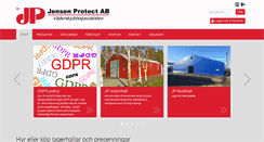 Desktop Screenshot of jensenprotect.com